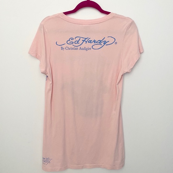 Ed Hardy โป Pepe Le Pew Tattoo โป Crystal Tee โป - Picture 14 of 15